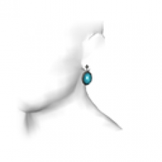 Turquoise Earring (left ear)